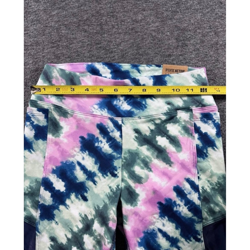 Pink Active Victoria's Secret Ultimate Bike Shorts Tie Dye Mesh Pockets Small - Picture 5 of 7